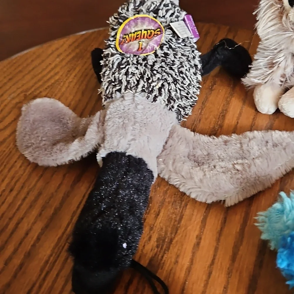 Dog Toys 6 Plush Animal Toys - Multicolor NWT Cat Kitten Puppy